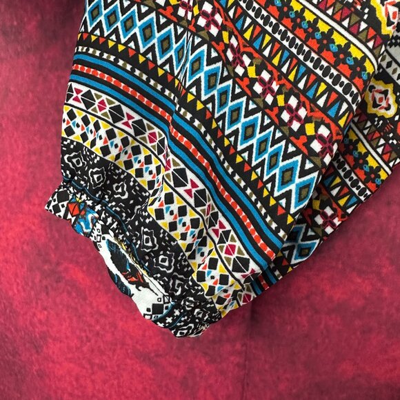 RUFF HEWN WOMEN;S COLORFUL LONG SLEEVE FLOWY BOHEMIAN STYLE TOP, SILE L (LARGE) - Picture 7 of 11
